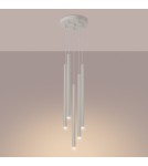 Pendant tube lamps - Sollux PASTELO 5P beige pendant lamp SL.1516 - product 3
