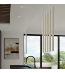 Pendant tube lamps - Sollux PASTELO 5P beige pendant lamp SL.1516 - product 9