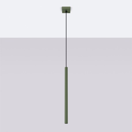 Sollux Lampa wisząca PASTELO 1 zielona oliwka SL.1518