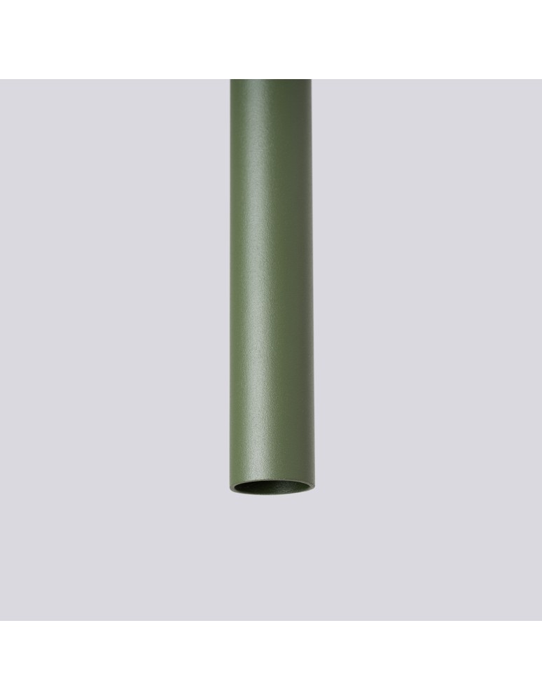 Pendant tube lamps - Sollux PASTELO 1 hanging lamp green olive SL.1518 - product kolory-swiatla.pl 4