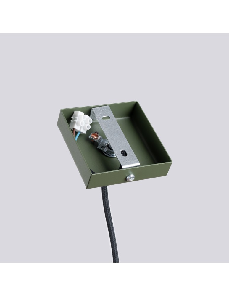 Pendant tube lamps - Sollux PASTELO 1 hanging lamp green olive SL.1518 - product kolory-swiatla.pl 5