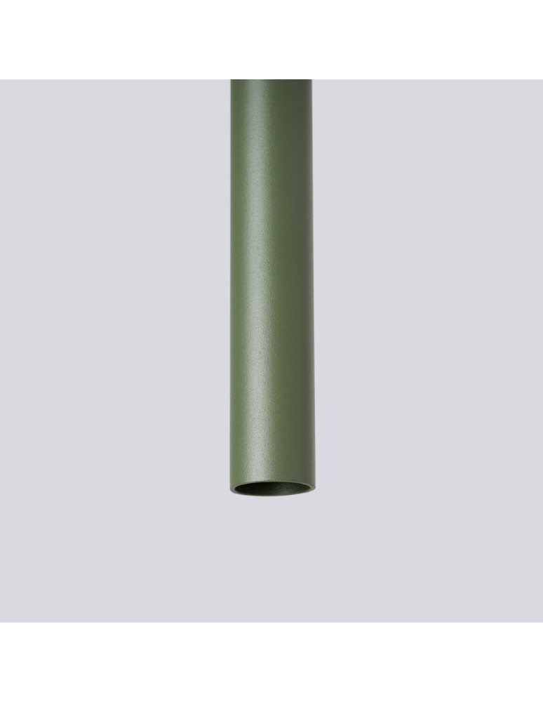 Pendant tube lamps - Sollux PASTELO 3 hanging lamp green olive SL.1520 - product kolory-swiatla.pl 4