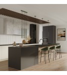 Pendant tube lamps - Sollux PASTELO 3 hanging lamp green olive SL.1520 - product 8