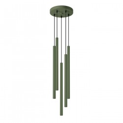 Sollux Lampa wisząca PASTELO 5P zielona oliwka SL.1522