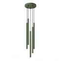 Sollux Lampa wisząca PASTELO 5P zielona oliwka SL.1522