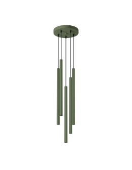 Sollux Pendant lamp PASTELO 5P green olive SL.1522