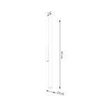 Tube wall lamps - Sollux Wall lamp PASTELO 2 olive green SL.1523 - product 4