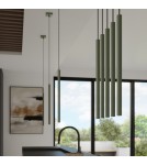 Tube wall lamps - Sollux Wall lamp PASTELO 2 olive green SL.1523 - product 8