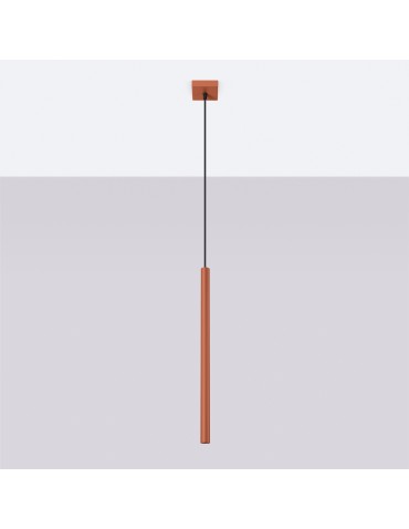Sollux PASTELO 1 ochre red pendant lamp SL.1524 - product 2