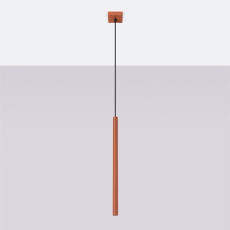 Sollux Lampa wisząca PASTELO 1 ochra czerwona SL.1524