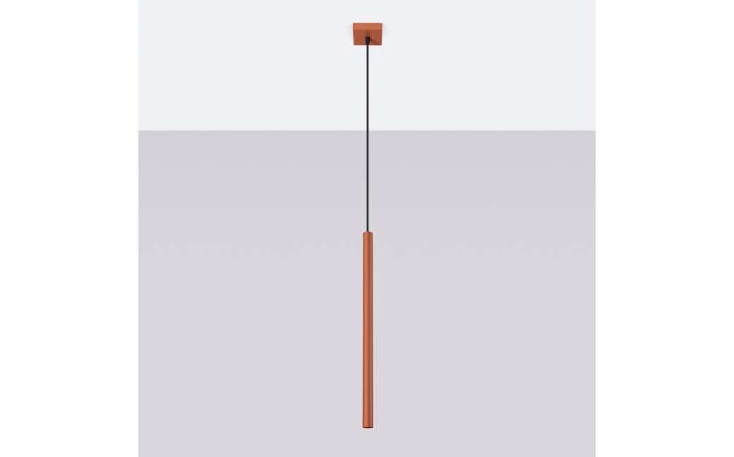Sollux Lampa wisząca PASTELO 1 ochra czerwona SL.1524