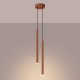 Sollux Lampa wisząca PASTELO 2 ochra czerwona SL.1525