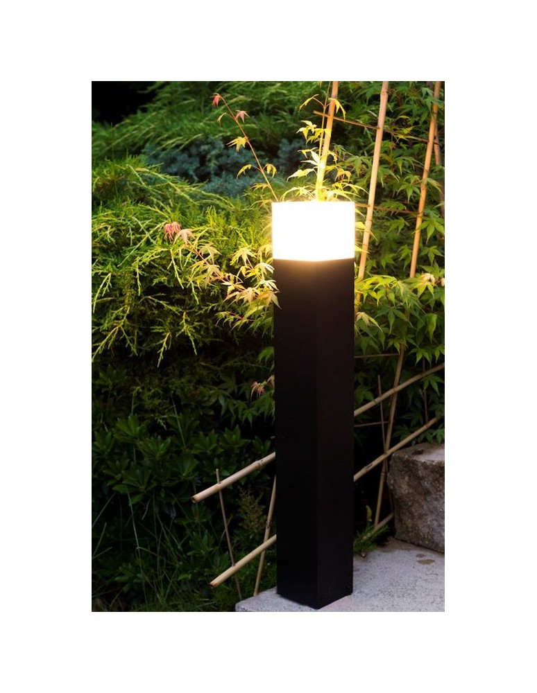 Outdoor wall lamps - SU-MA CUBE 1x20W E27 230V Black CB-K BL Wall lamp - product kolory-swiatla.pl 3