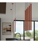 Tube wall lamps - Sollux Wall lamp PASTELO 2 ochre red SL.1529 - product 8