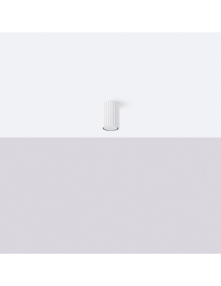 White ceiling fixtures - Sollux Plafond KARBON 10 white SL.1530 - product kolory-swiatla.pl 2