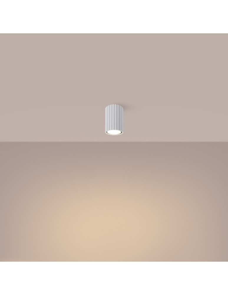 White ceiling fixtures - Sollux Plafond KARBON 10 white SL.1530 - product kolory-swiatla.pl 3