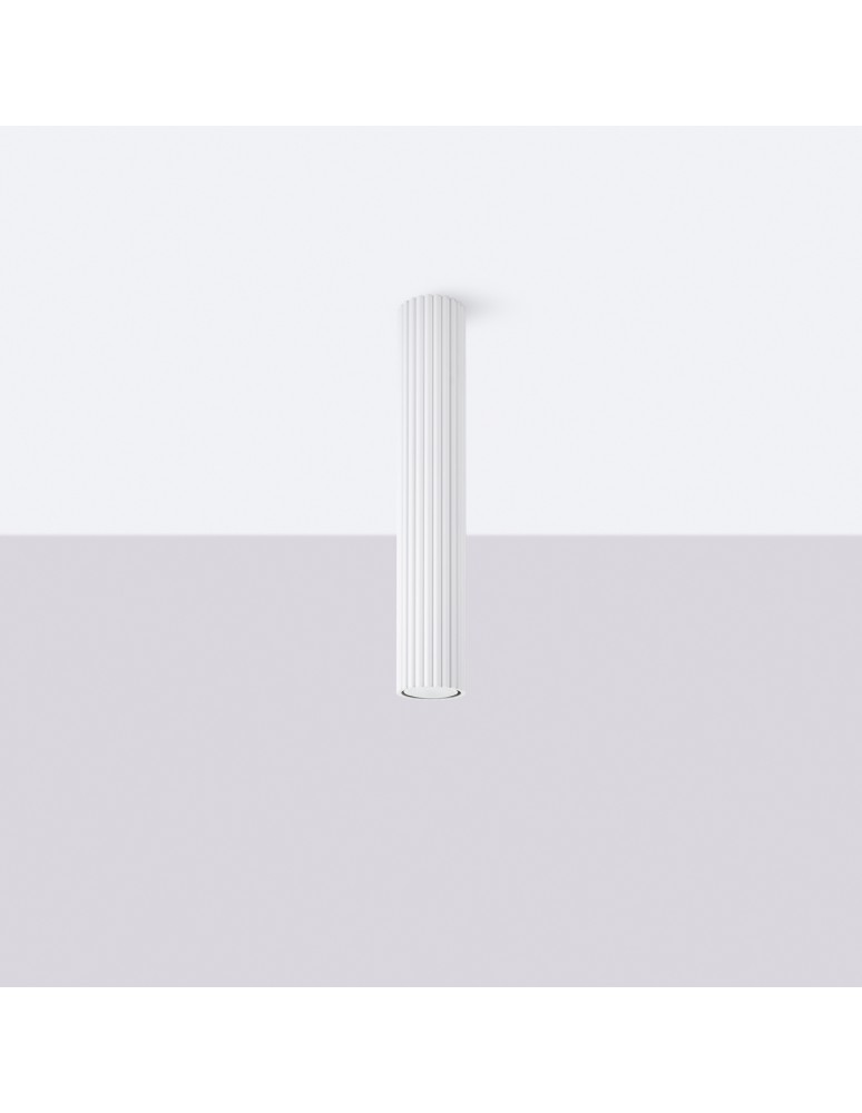 White ceiling fixtures - Sollux Plafond KARBON 40 white SL.1533 - product kolory-swiatla.pl 2