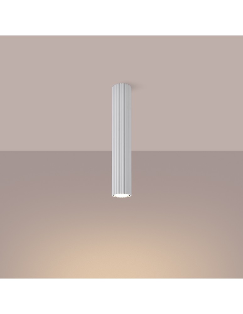 White ceiling fixtures - Sollux Plafond KARBON 40 white SL.1533 - product kolory-swiatla.pl 3