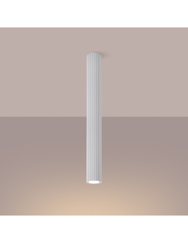 White ceiling fixtures - Sollux Plafond KARBON 60 white SL.1534 - product kolory-swiatla.pl 3