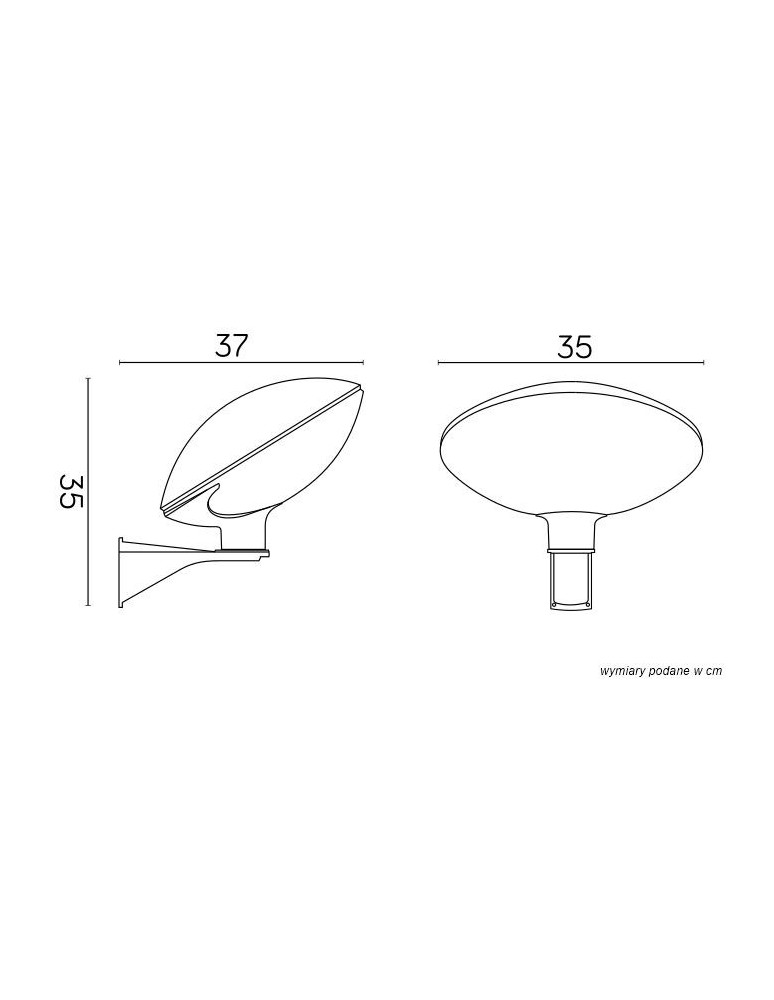 Outdoor wall lamps - SU-MA Tao TAO K Wall lamp - product kolory-swiatla.pl 2