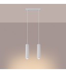 Pendant tube lamps - Sollux KARBON 2 pendant lamp white SL.1536 - product 3