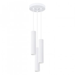 Sollux Lampa wisząca KARBON 3P biały SL.1538
