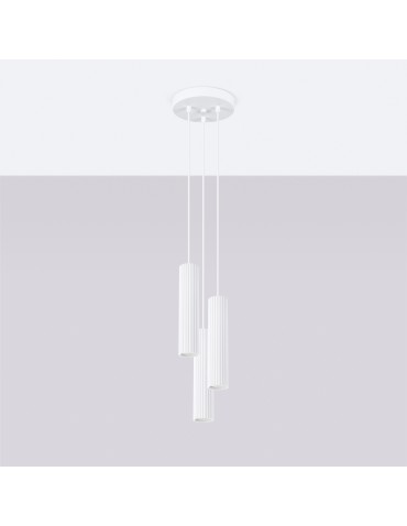 Sollux KARBON 3P pendant lamp white SL.1538 - product 2