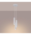 Pendant tube lamps - Sollux KARBON 3P pendant lamp white SL.1538 - product 3