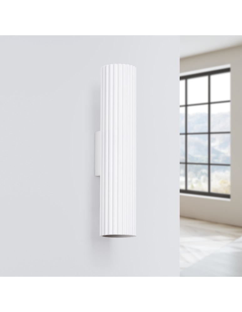 Tube wall lamps - Sollux Wall lamp KARBON 30 white SL.1539 - product kolory-swiatla.pl 2