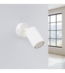 Adjustable wall lamps - Sollux Wall lamp KARBON white with switch SL.1541 - product 2