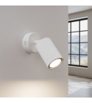 Adjustable wall lamps - Sollux Wall lamp KARBON white with switch SL.1541 - product 3