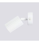 Adjustable wall lamps - Sollux Wall lamp KARBON white with switch SL.1541 - product 6