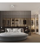 Adjustable wall lamps - Sollux Wall lamp KARBON white with switch SL.1541 - product 9