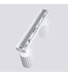 Adjustable ceiling lamps - spots - Sollux Plafond KARBON 2 white SL.1542 - product 4