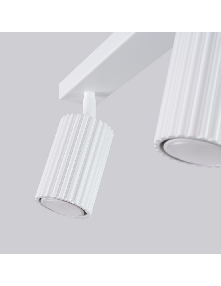 Adjustable ceiling lamps - spots - Sollux Plafond KARBON 2 white SL.1542 - product kolory-swiatla.pl 8