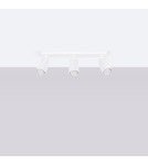 Adjustable ceiling lamps - spots - Sollux Plafon KARBON 3L white SL.1543 - product 2