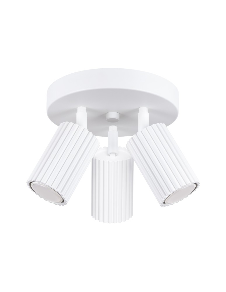 Adjustable ceiling lamps - spots - Sollux Plafond KARBON 3P white SL.1544 - product kolory-swiatla.pl 1