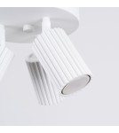 Adjustable ceiling lamps - spots - Sollux Plafond KARBON 3P white SL.1544 - product 5