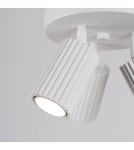Adjustable ceiling lamps - spots - Sollux Plafond KARBON 3P white SL.1544 - product 6