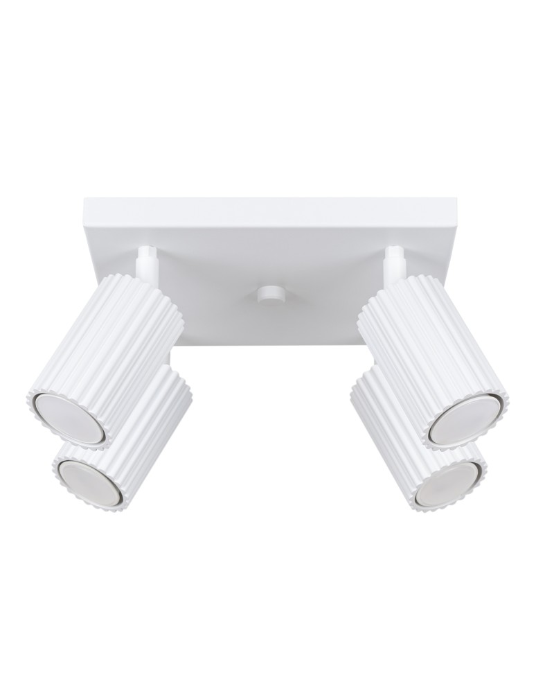 Adjustable ceiling lamps - spots - Sollux Plafond KARBON 4 white SL.1545 - product kolory-swiatla.pl 1