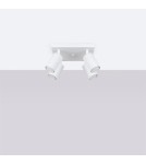 Adjustable ceiling lamps - spots - Sollux Plafond KARBON 4 white SL.1545 - product 2