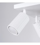 Adjustable ceiling lamps - spots - Sollux Plafond KARBON 4 white SL.1545 - product 6