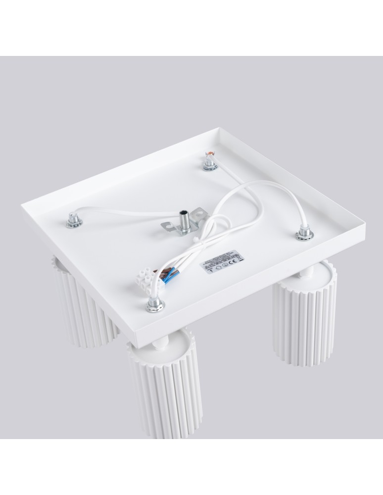 Adjustable ceiling lamps - spots - Sollux Plafond KARBON 4 white SL.1545 - product kolory-swiatla.pl 7