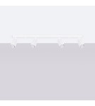 Adjustable ceiling lamps - spots - Sollux Plafon KARBON 4L white SL.1546 - product 2