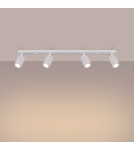 Adjustable ceiling lamps - spots - Sollux Plafon KARBON 4L white SL.1546 - product 3