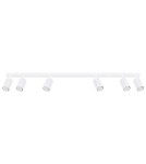 Adjustable ceiling lamps - spots - Sollux Plafon KARBON 6L white SL.1547 - product 1