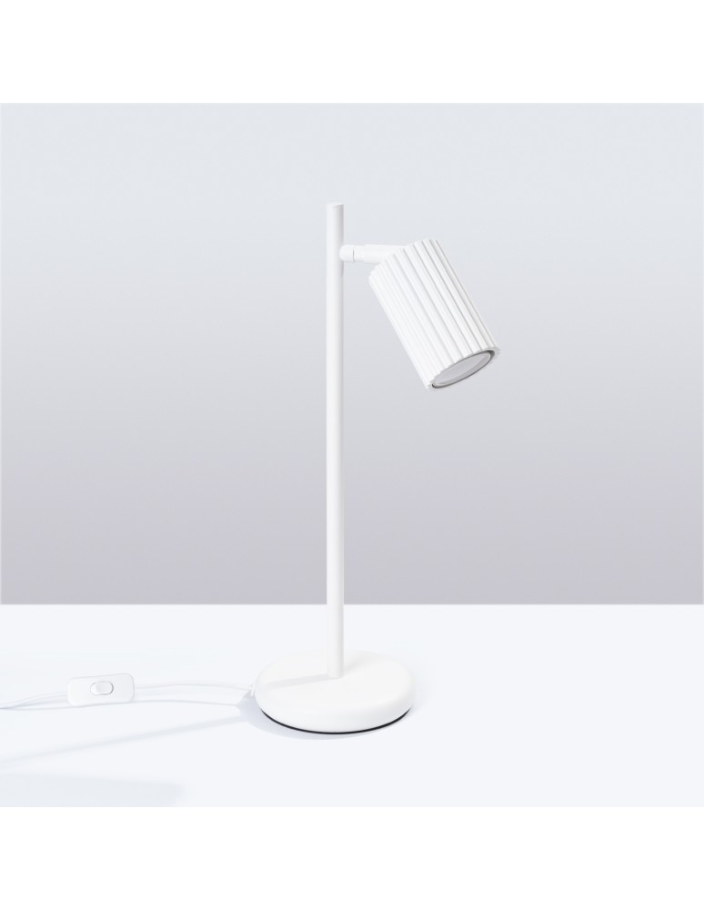 Desk lamps - Sollux KARBON desk lamp white SL.1548 - product kolory-swiatla.pl 2