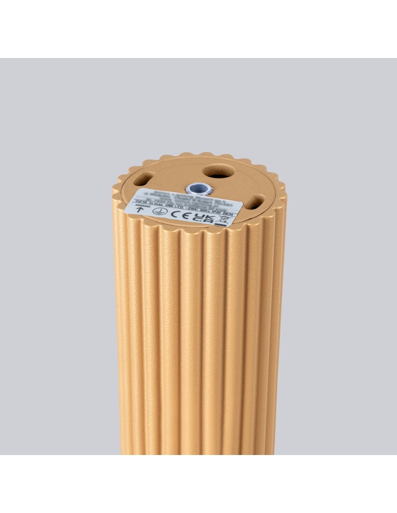 Gold ceiling fixtures - Sollux Plafond KARBON 20 gold SL.1550 - product kolory-swiatla.pl 6