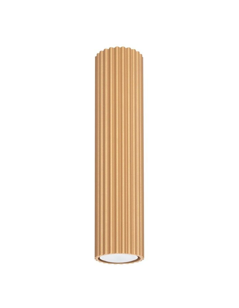 Gold ceiling fixtures - Sollux Plafond KARBON 30 gold SL.1551 - product kolory-swiatla.pl 1