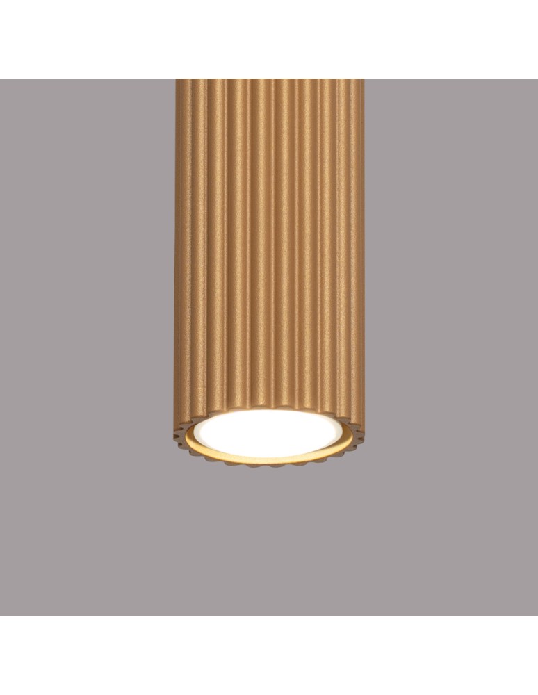 Gold ceiling fixtures - Sollux Plafond KARBON 30 gold SL.1551 - product kolory-swiatla.pl 7